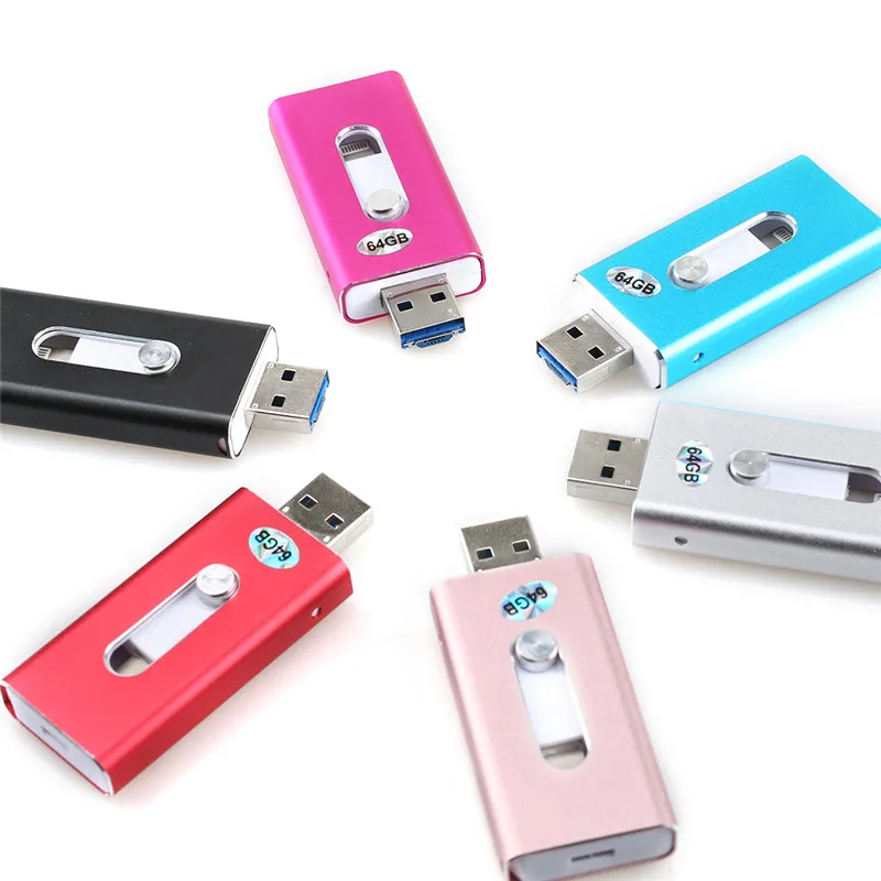 LL trader для iOS USB флэш-диск 32 Гб 64 хранения iPhone iPad iPod Android устройств мини-память палка