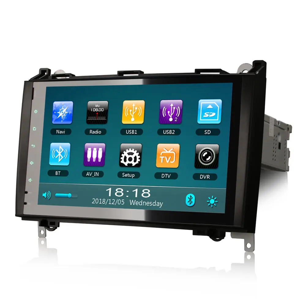 Erisin ES792B 9 &quot1 din автомобильный DVD 3G GPS RDS Bluetooth iPhone SWC USB DVR IN для Mercedes Benz A/B Class Sprinter Vito
