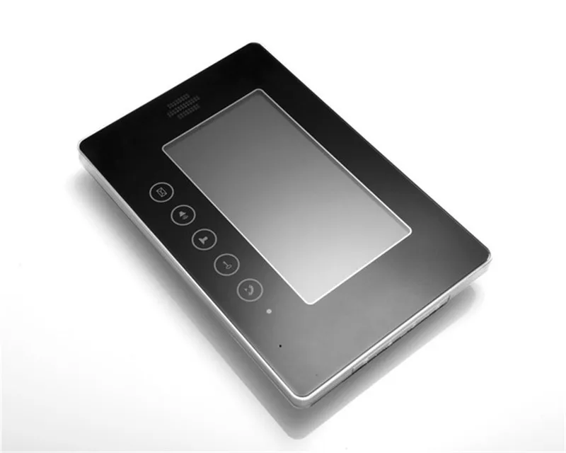 Hot Sale Touch Key SmartHome Black 7Inch TFT LCD Screen Video Intercom Phone,Two to Four Video Doorphone Kit Configuration D235a