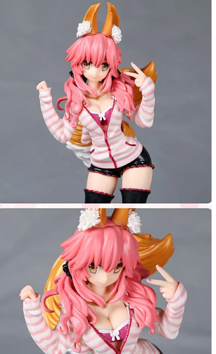 Японское аниме Fate/stay Night saber фигурка Grand order Экстра Кастер Tamamo no Mae сексуальная фигурка ПВХ 25 см коллекция Новая кукла