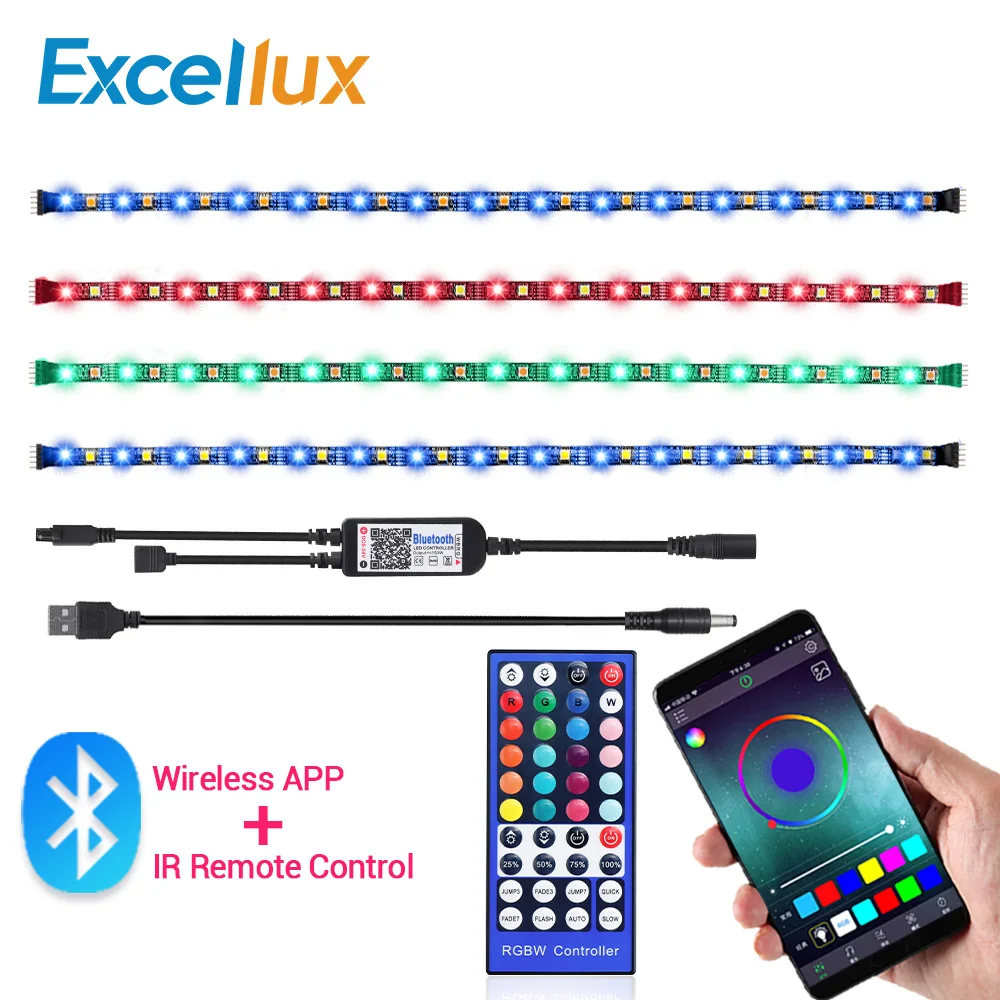 USB Светодиодная лента DC 5V 5050 RGBW RGBWW гибкая светодиодная с Управлением по Bluetooth 40