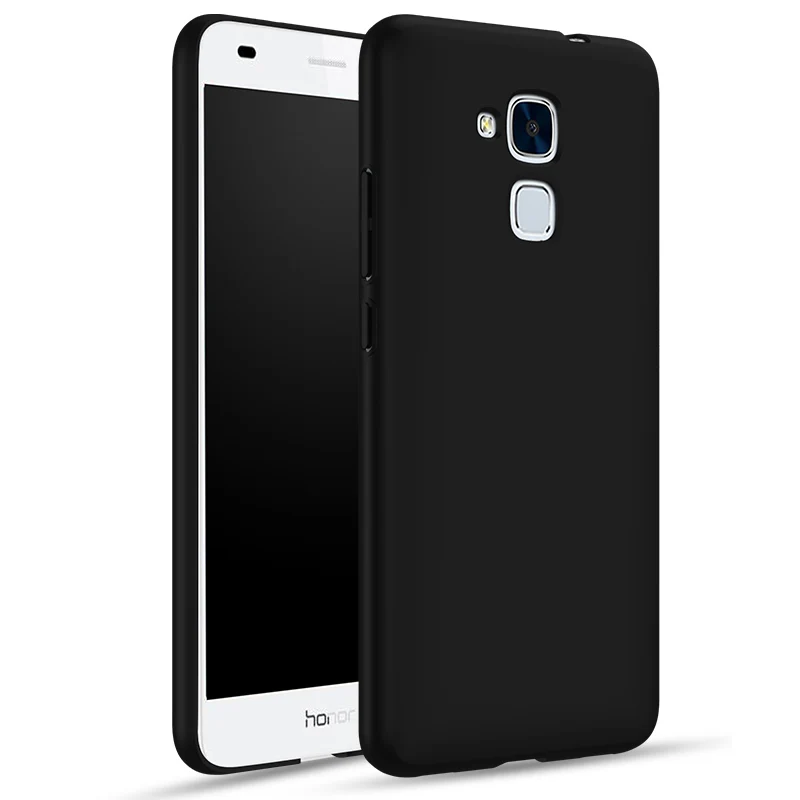 WolfRule для крышки huawei Honor 5C чехол Ультратонкий Гладкий PC чехол для телефона для huawei Honor 5C Чехол для Honor 7 Lite GT3 5,2'' - Цвет: Black