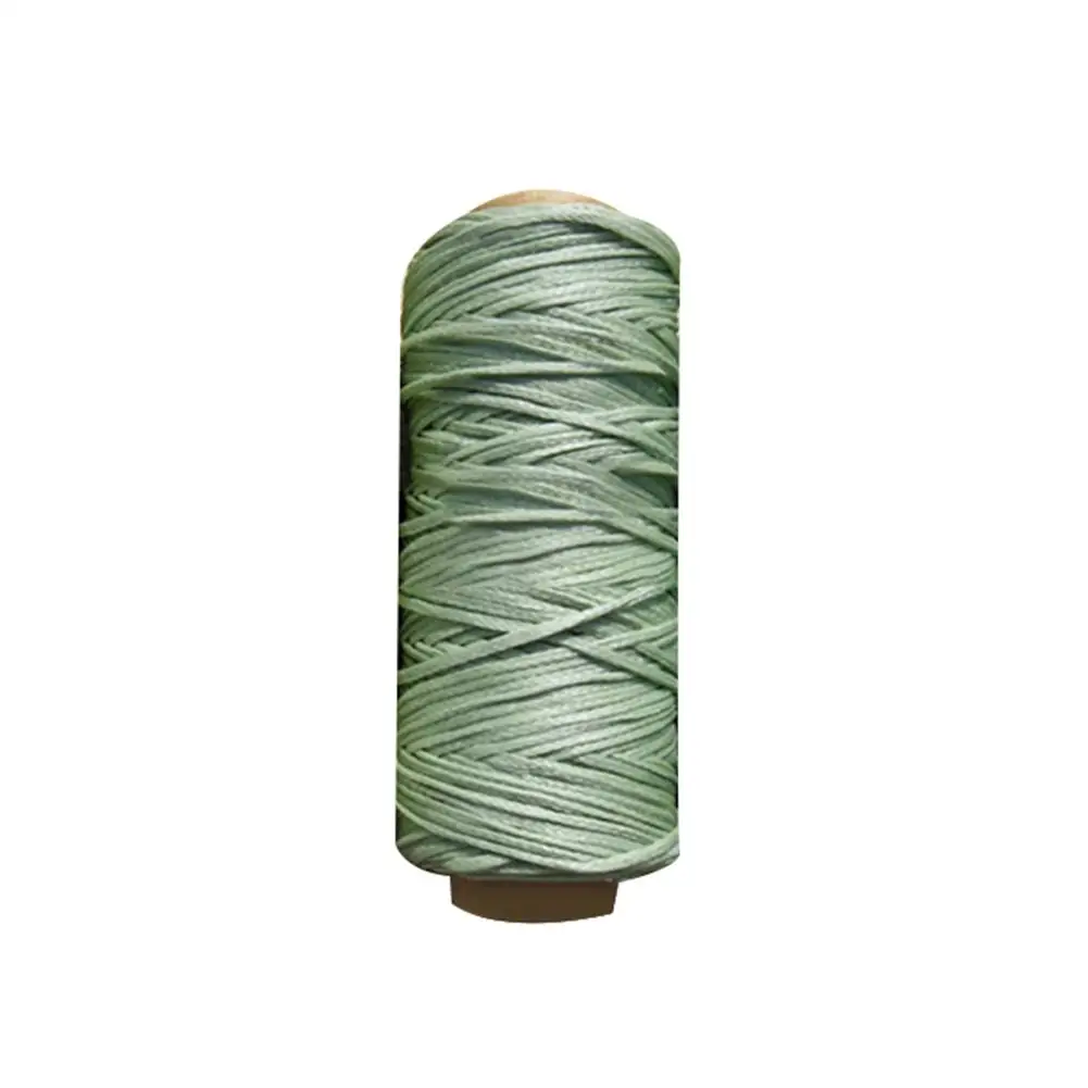 as shown Flat Waxed Thread 210D 30M Wax String Cord Sewing Craft Tool Portable For DIY Handicraft Leather Products Waxed Thread Cord - Цвет: as shown
