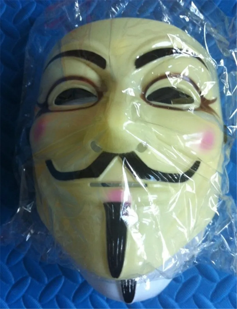 20 штук Хэллоуин Косплэй V значит вендетта Маска Гая Фокса анонимные Необычные