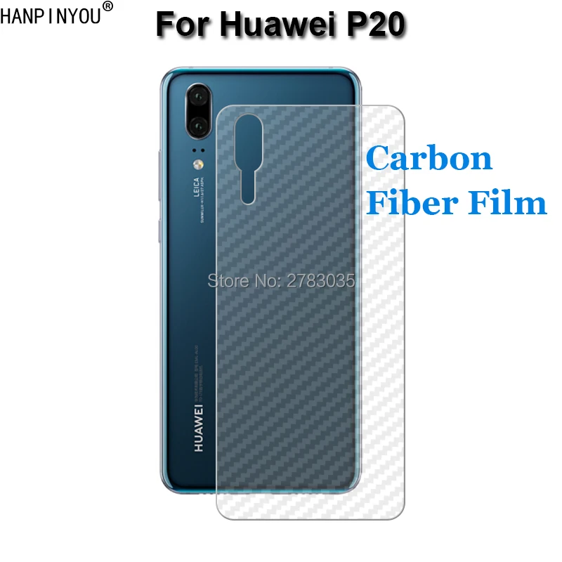 Для Huawei P20 5 8 &quotНовый Прочный 3D Анти-отпечатков пальцев прозрачная задняя пленка