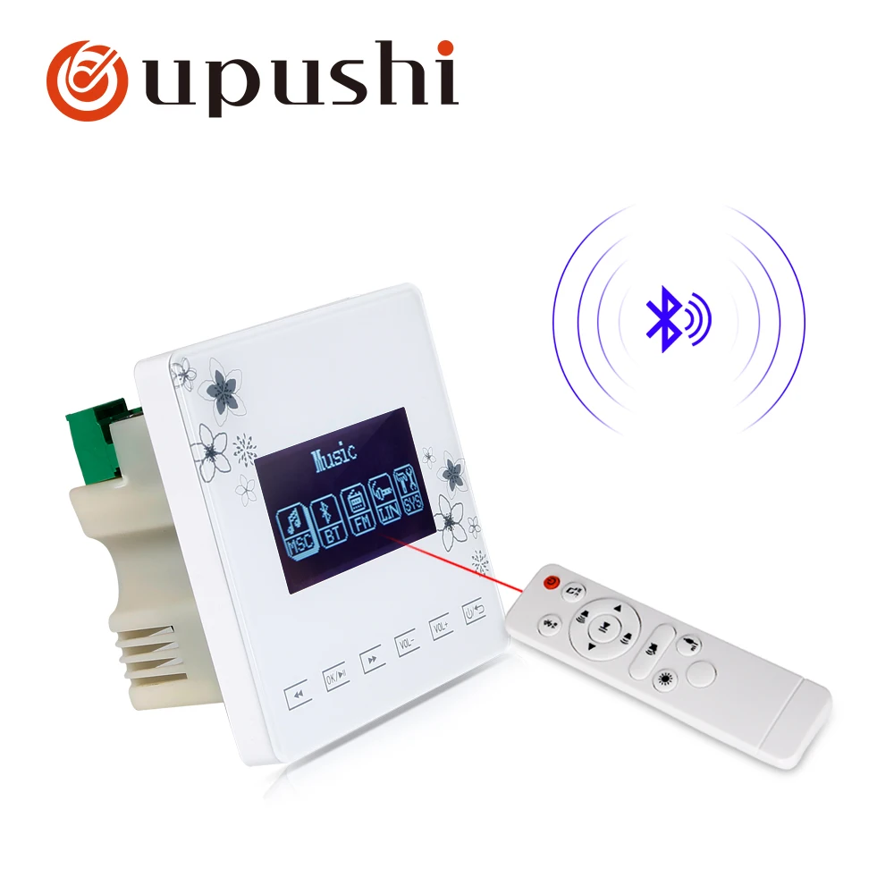 Маленькая Система домашнего кинотеатра oupushi A0 + ks818 система фоновой музыки