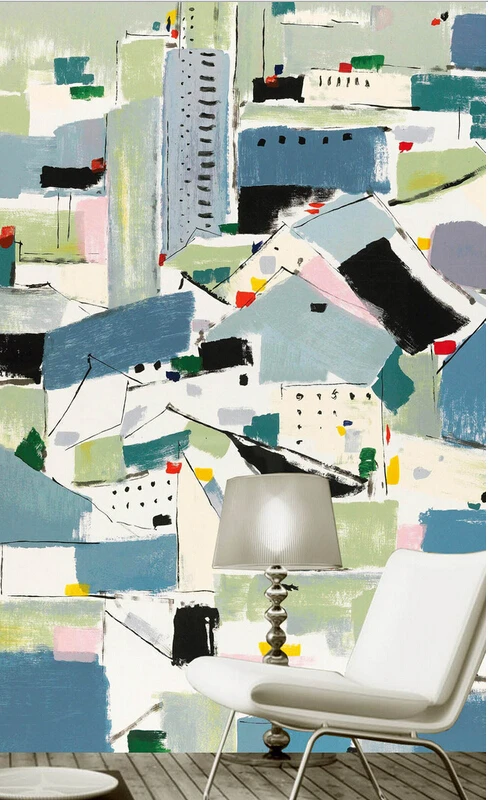 Пользовательские 3D фрески абстрактная Красивая пейзажная картина на крыльце фон