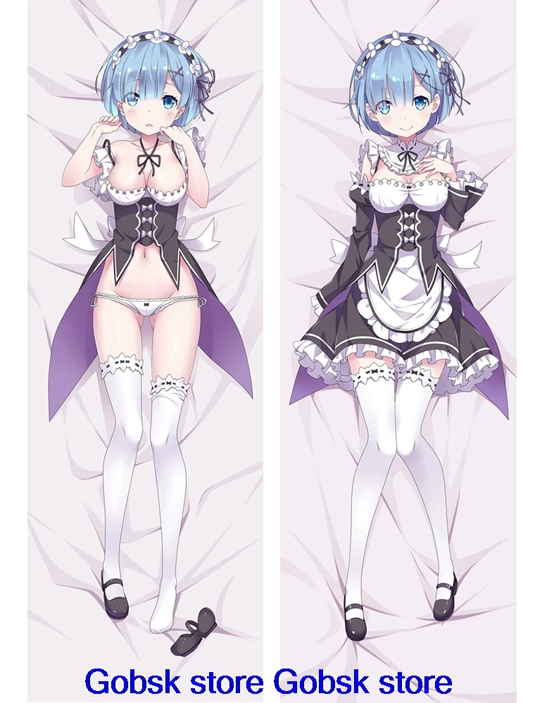 Может обновить аниме Re Zero Hajimeru Isekai Seikatsu Emilia Rem Ram Beatrice Подушка «Dakimakura» чехол обнимающий тело наволочка