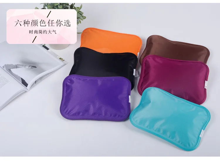 Random water bag Saim, 220 В, сумка для горячей воды, электрическая зимняя грелка для рук, мультяшная кукла, грелка, ручная зарядка, сумка для горячей воды, карман - Цвет: Random water bag