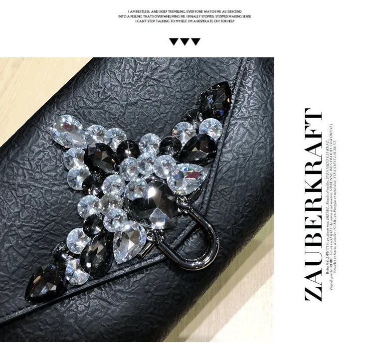 Korean Style Diamond Clutch Bag PU Leather Fashion Clutches Bags Solid Color Big Purse Women Shoulder Bags Crossbody Pack Gifts