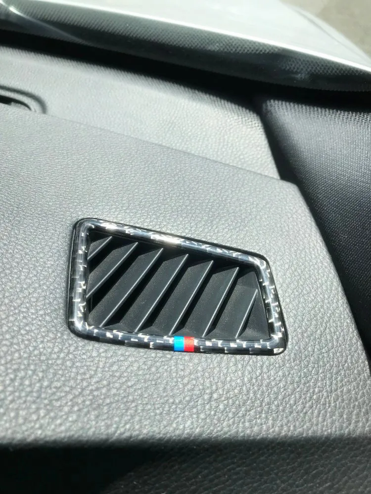 Для bmw E90 E92 E93 углеродного волокна интерьера Кондиционер Vent Выход Накладка