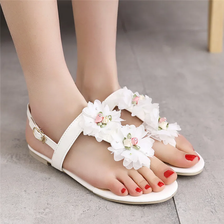 Сезон лето Шлепанцы без задника с открытыми пальцами Женские сандалии на плоской