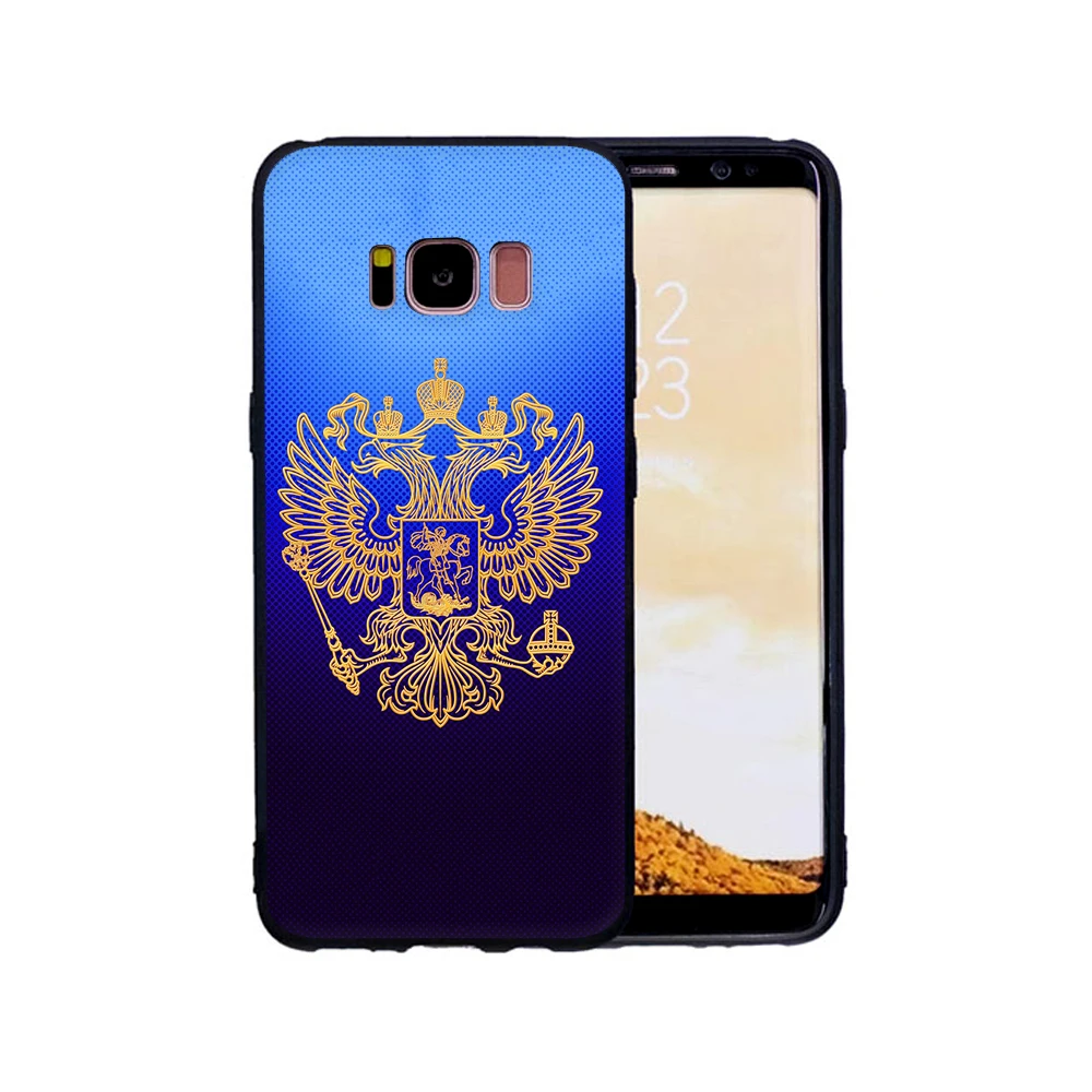 Чехол для Samsung Galaxy S8 Россия США Флаг Великобритании S9 S9Plus S6 S6E S7 S7E Мягкий