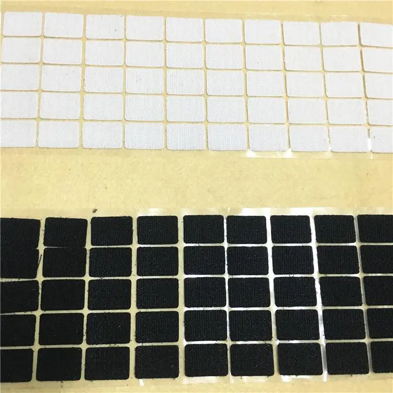 50Pairs 20*28mm Self Adhesive Fastener Tape Hook Loop Disks Magic Round Double Side Sticker Nylon Table Chair Feet With Glue | Дом и сад