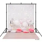 Воздушные шары с изображением кирпичной стены для фотосъемки новорожденных виниловый тканевый фон для фотостудии фото съемки фон для детские, для малышей на день рождения, вечерние аксессуары для фотостудий