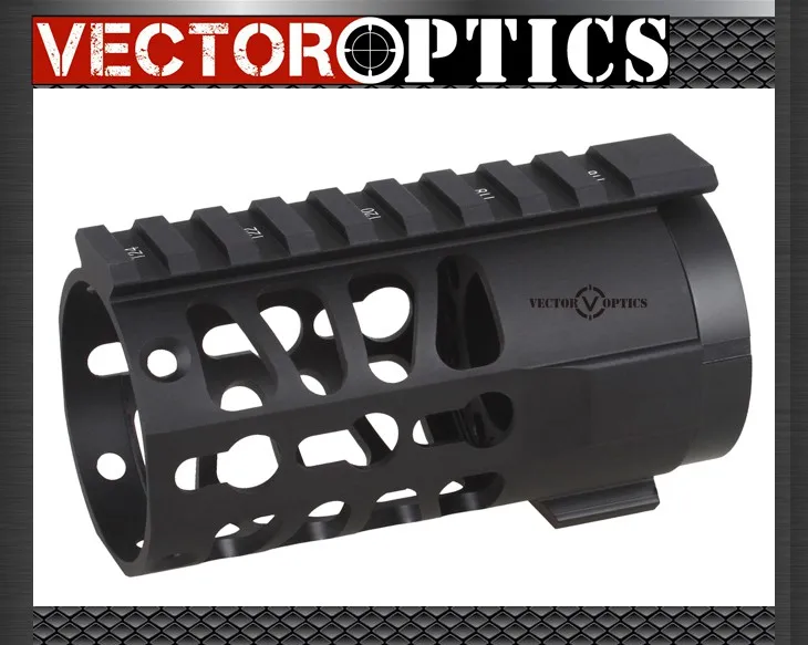 Векторная Оптика Тактический KEYMOD 4 дюймов Бесплатная поплавок Handguard Пикатинни