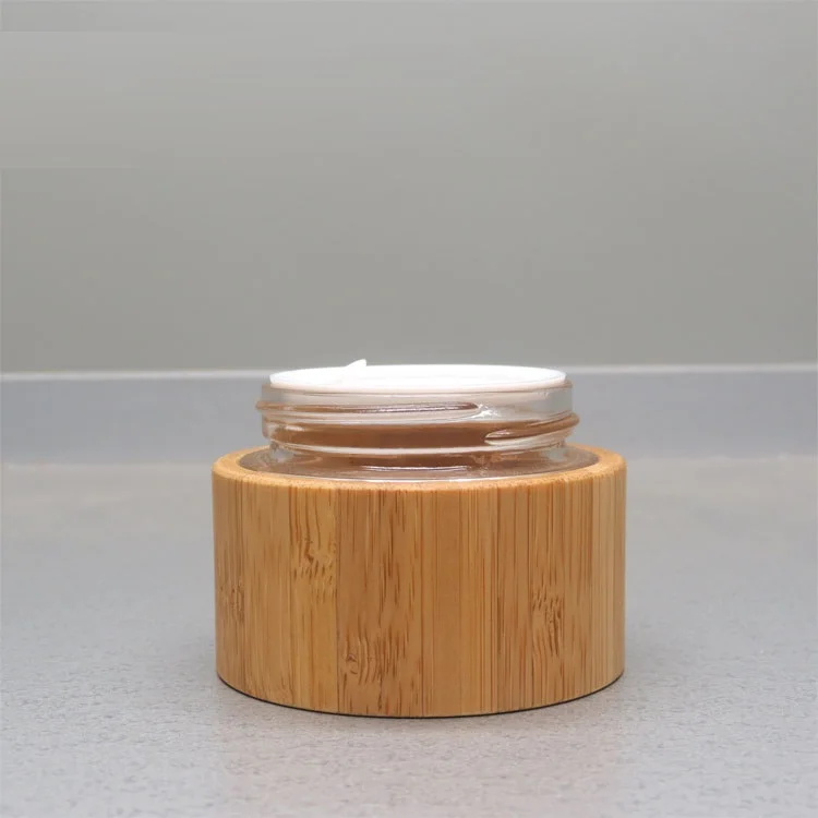 30 г 144 шт./лот бутылка для косметики банка Высококачественная бамбуковая крема мл