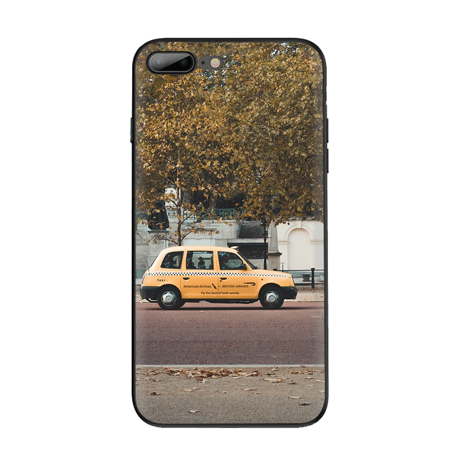 Чехол для мобильного телефона Desxz Taxi iPhone 11 Pro X XS Max XR 6 6s 7 8 5 5S SE | Мобильные телефоны