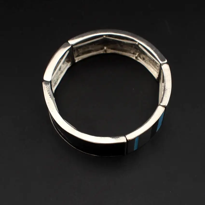 Модные женские браслеты MANILAI из сплава эластичный серебристый Цветной Браслет