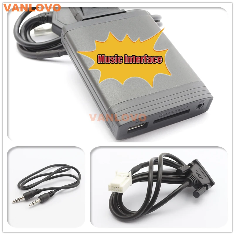 Цифровой музыкальный Changer YATOUR интерфейс MP3 SD USB для TOYOTA Corolla Camry Avensis 4Runner high Lander Prius