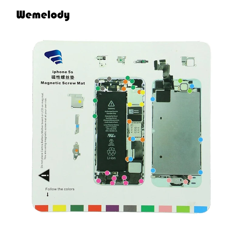 Магнитный болт для карты памяти рабочий коврик iphone 5S инструмент ремонта