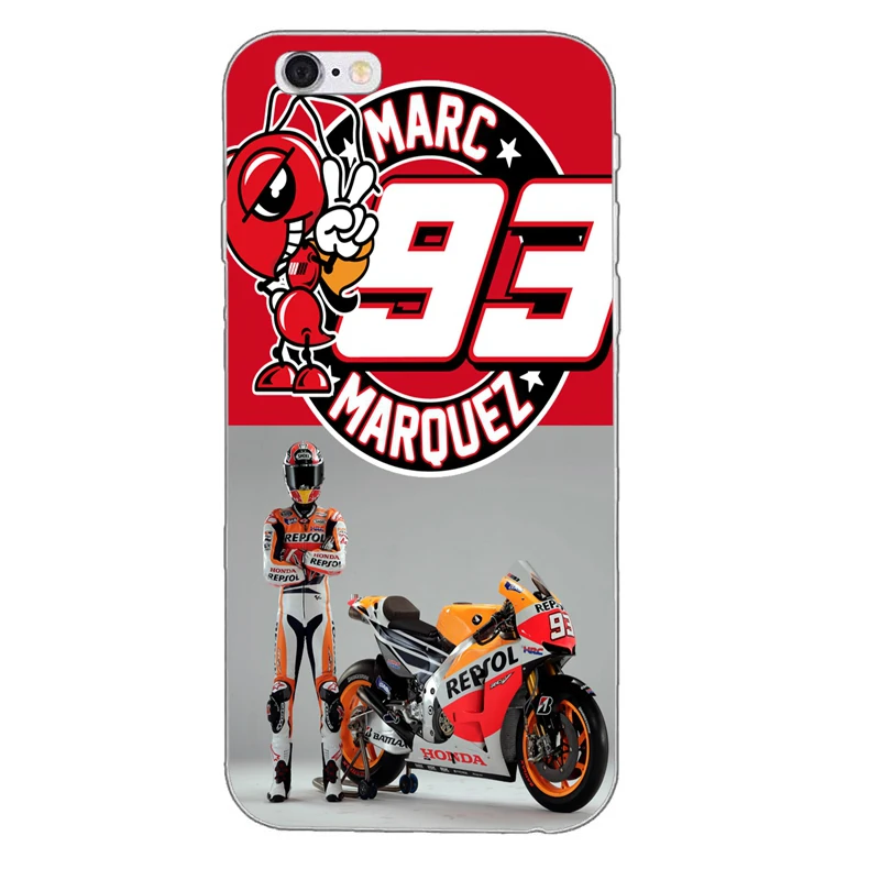 Марка Marc marquez чехол-накладка из мягкого силикона ТПУ чехол для телефона для samsung Galaxy S9 S10 A10 A30 A40 A50 A60 A70 A6 A7 A8 J8 J6 J4 prime plus