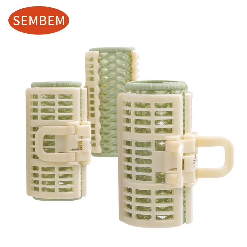 SEMBEM 3 шт./компл. Пружинные клипсы пластиковые бигуди для волос с большим зажимом