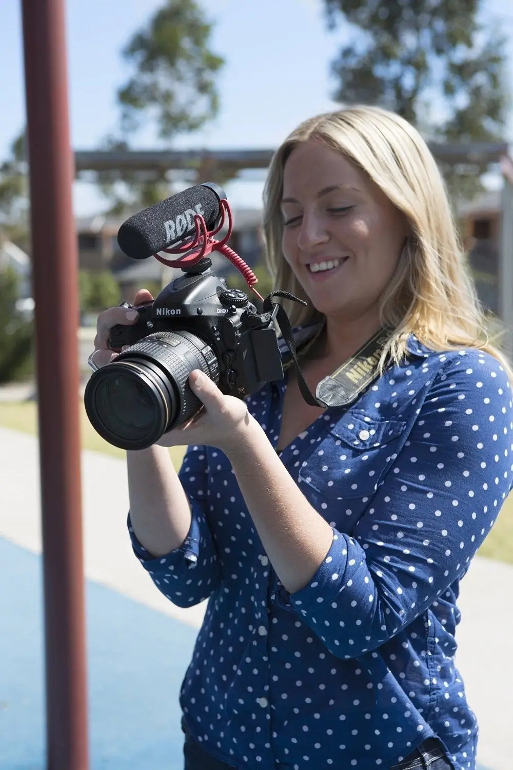 Встроенный микрофон для видеокамеры Rode VideoMic Go с креплением Rycote Lyre интервью Canon Nikon