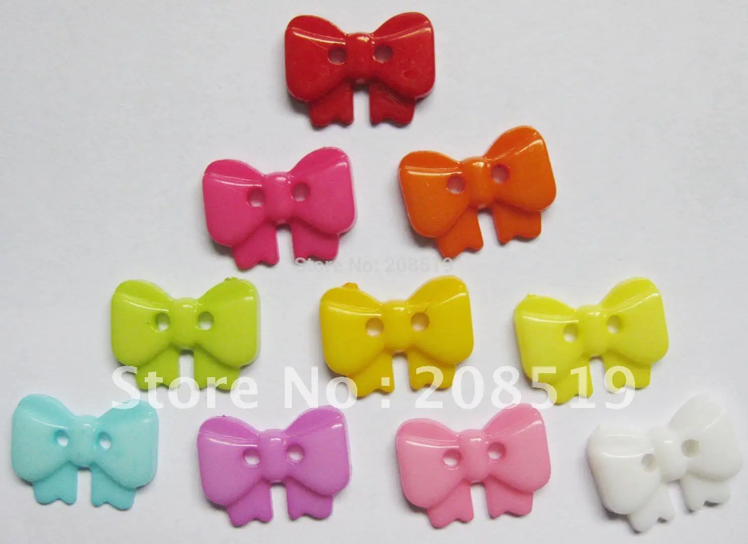 

Модные кнопки с бантом, 500 шт./лот, 13 мм * 18 мм, пластиковые кнопки, аксессуары для детской одежды, NB0103