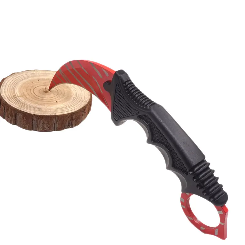 CS GO Karambit ножи тактический карманный нож Лезвие из нержавеющей стали Открытый EDC