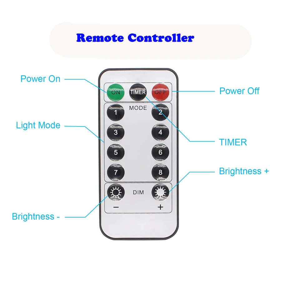 Рождественская светодиодная гирлянда RGB с дистанционным управлением уличная Led