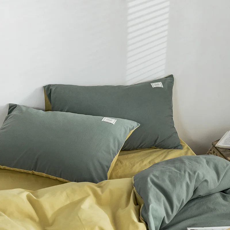 Набор постельного белья в скандинавском стиле из 3 предметов пододеяльник