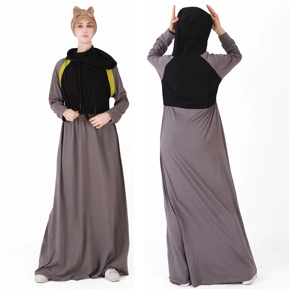 Женская спортивная одежда с капюшоном длинным рукавом|Мусульманская одежда| |