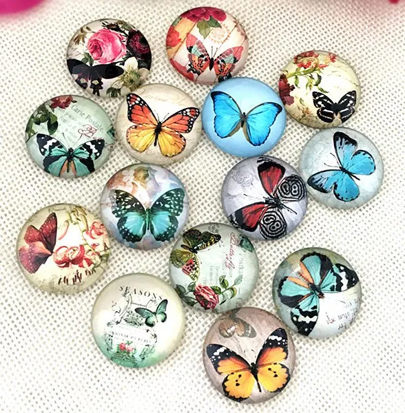 

12mm Exquisite Time Gem glass Brads Paper Craft Scrapbooking Accessory Wedding Supplies Cards Invitations Valentine's Gift