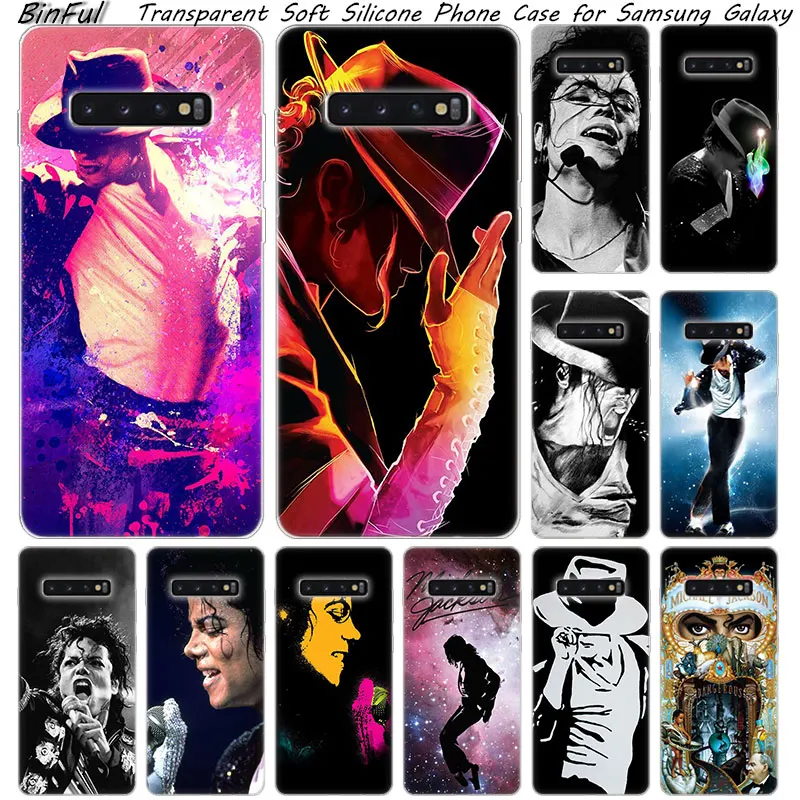 Популярный Мягкий силиконовый чехол Michael Jackson для Samsung Galaxy S10 S9 S8 Plus S7 Edge A6 A8 A7 A9 2018 A5