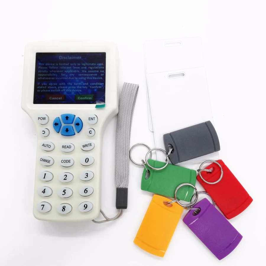 Карманная смарт-карта IC NFC ID 9 частоты RFID копировальный аппарат считывающее