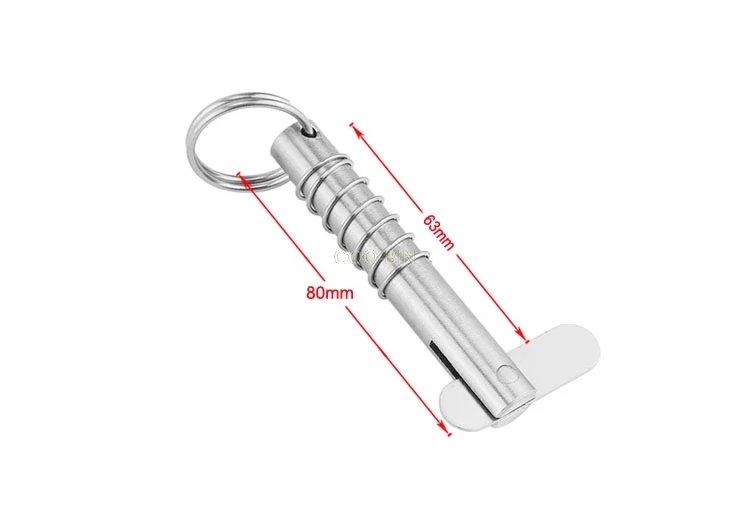 316 нержавеющая сталь M12 * 80 быстроразъемный безопасный штифт морской палубный