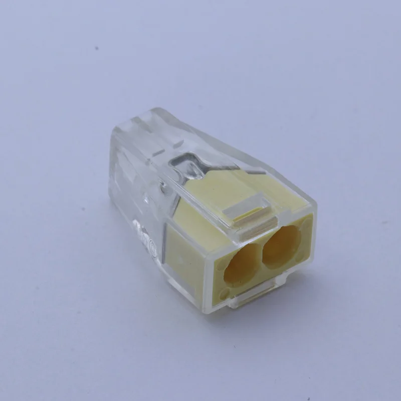 Один разъем прозрачный Быстрый клеммный блок 2pin/4pin/6pin/8pin провод выравниватель