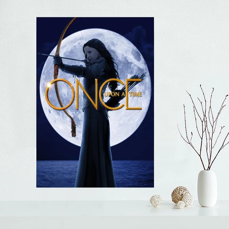 Новое поступление 2017 индивидуальный постер once upon a time для рисования на холсте