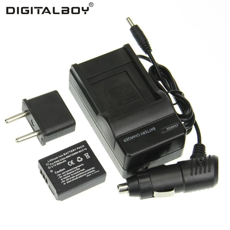 Настоящее Ёмкость 4 шт./компл. cgas007 CGA S007 CGA-S007 DMW-BCD10 Батарея + Зарядное устройство