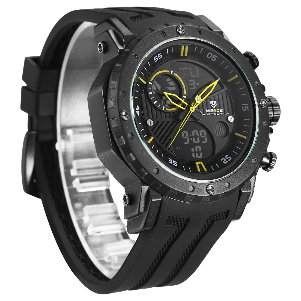 WEIDE часы для мужчин Топ бренд класса люкс мужские Saat спортивные