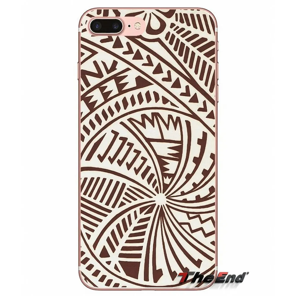 Силиконовый чехол для Huawei G7 G8 Ascend P7 P8 P9 Lite Honor 4C 5X 5C 6X Mate 7 8 9 Y3 Y5 Y6 II Pro Polynesian Tattoo Samoan |