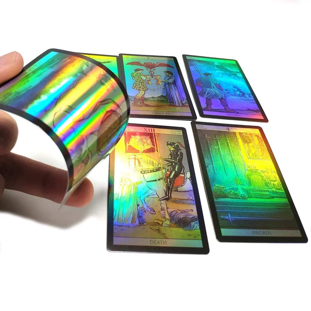 Shine Waite tarot 4 стиля темные карты Таро английская испанская французская немецкая версия таинственное гадание персональное использование игральные карты игры для женщин - Цвет: Shine Waite tarot
