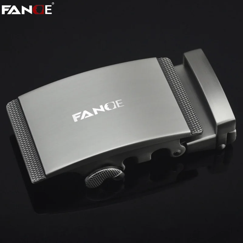 

FANGE men leather belt men belt automatic buckle high quality male Fashion jeans chain stretch solid luxury brand black FG3538B