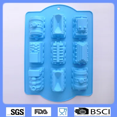 DIY силиконовая форма для торта креативная поезда инструмент выпечки A102|baking