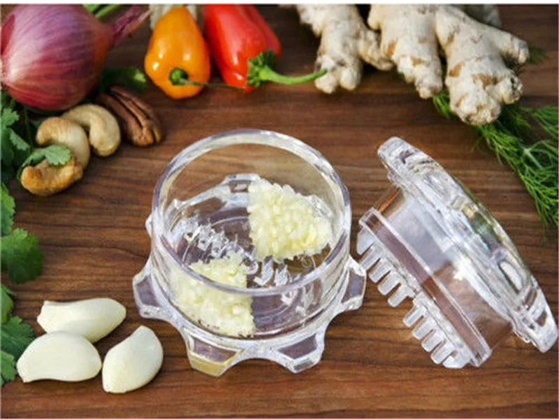 Полезная измельчитель чеснока в пластиковой коробке устройство для скручивания