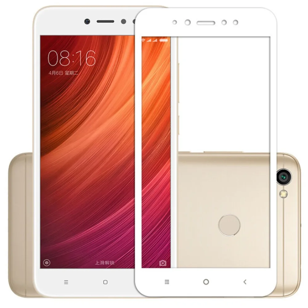 9H полное покрытие закаленное стекло для Xiaomi Redmi 5A проводник Защита экрана Note5A