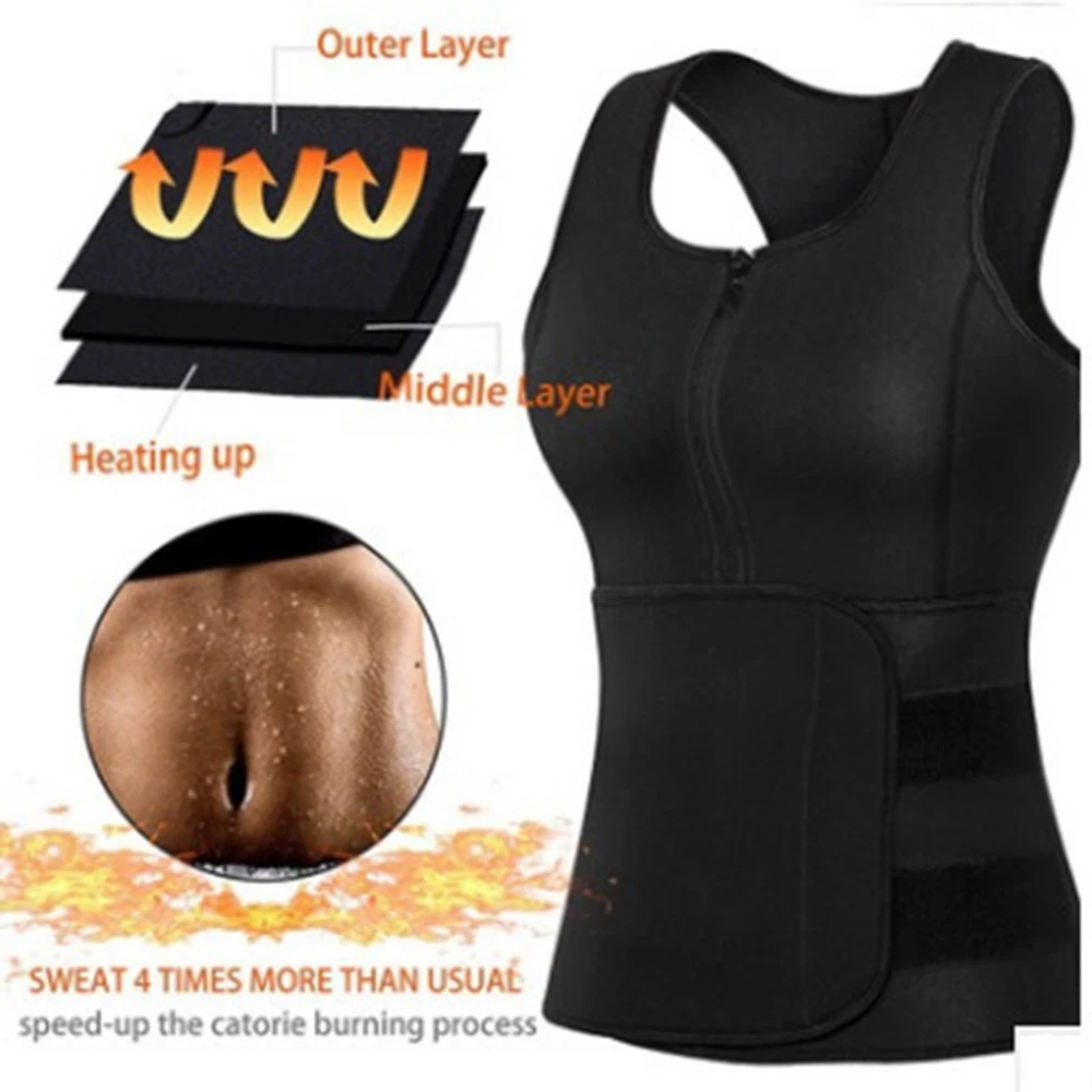 Фиолетовый сплошной цвет Fever спортивный жилет молния живот корсет пояс