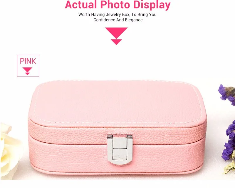 Органайзер для хранения ювелирных изделий, упаковочная коробка, шкатулка для ювелирных изделий, изысканный чехол для макияжа, контейнер для ювелирных изделий, подарок на день рождения