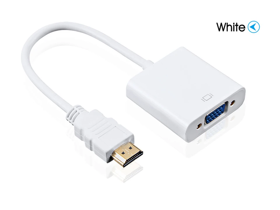 HDMI к VGA адаптер Мужской к Famale конвертер для PS4 1080P HDMI-VGA адаптер с видео аудио кабель Разъем HDMI VGA для ПК ТВ коробка